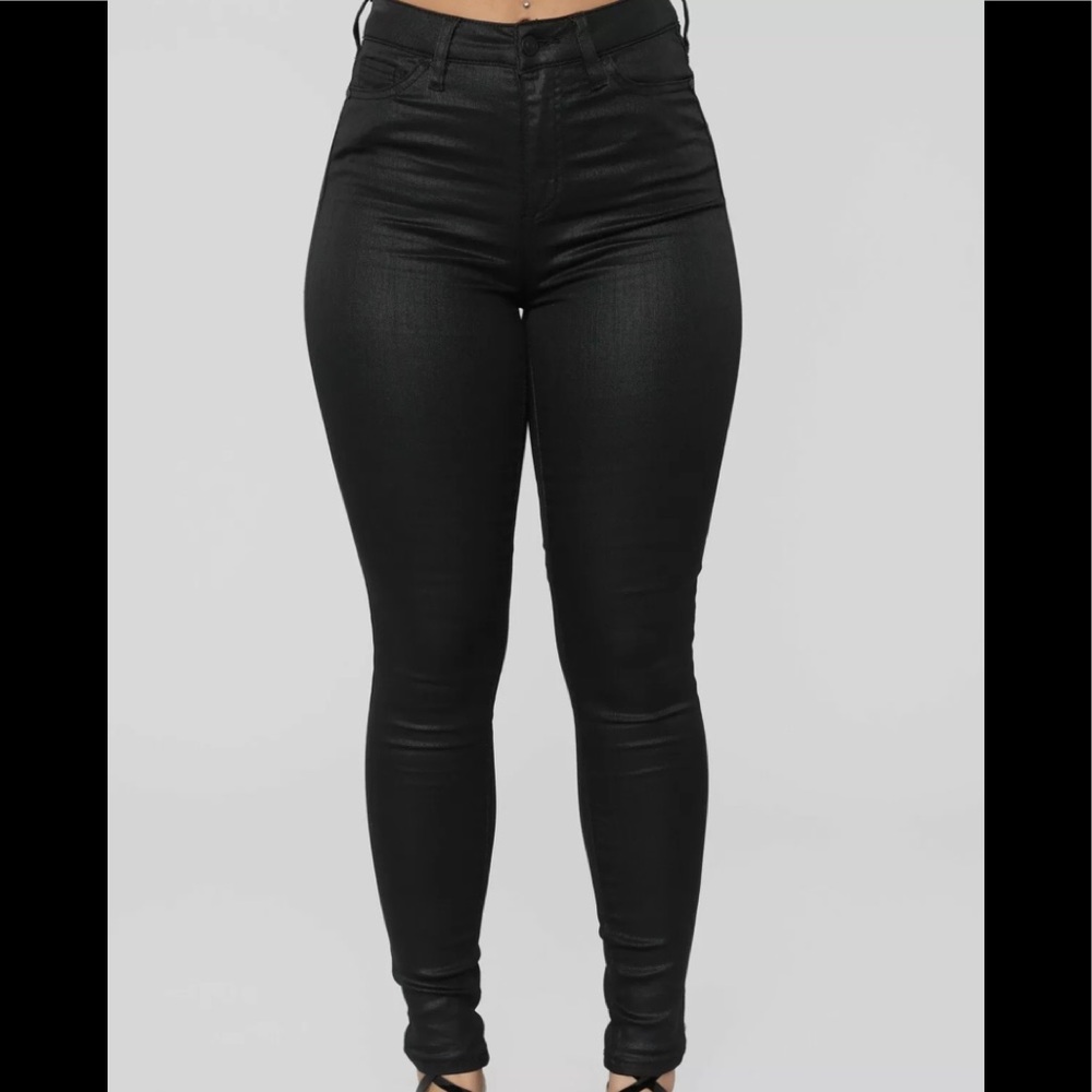 Fashion nova high waist skinny shinny jeans size 11